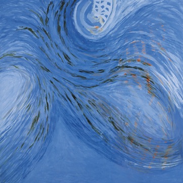 Hav, olje 1988, 140x160cm, foto Ola Røe Hav, olje 1988, 140x160cm, foto Ola Røe